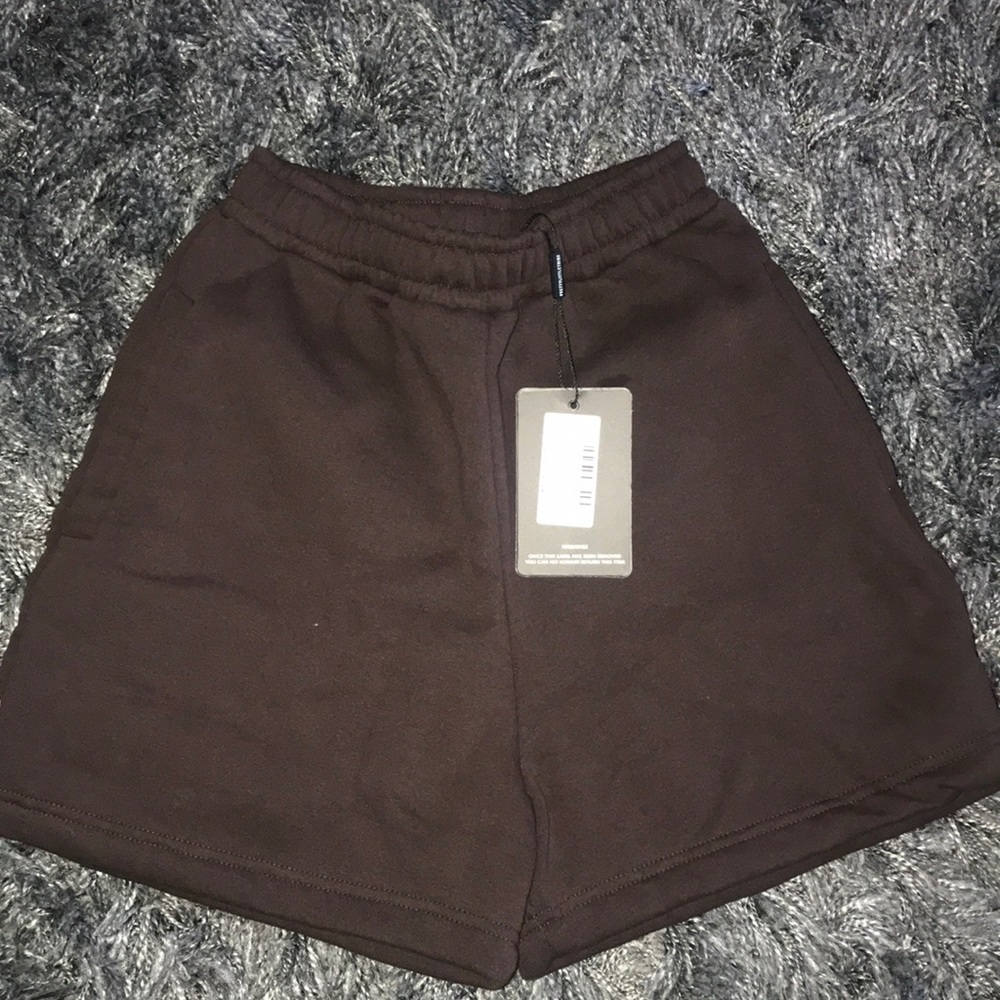 Chocolate sweat shorts